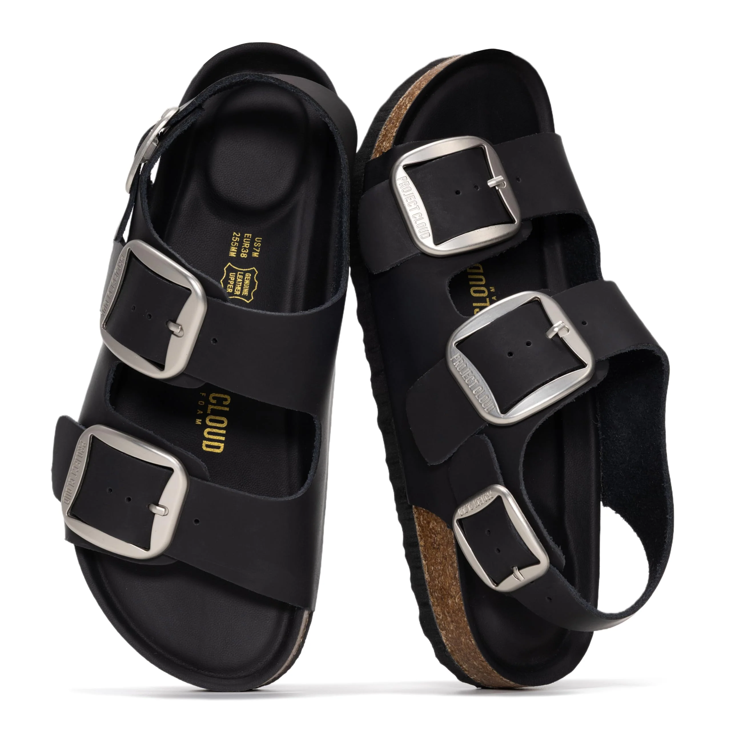 Project Cloud Women's | Genuine Leather Summer Sandals | Memory Foam Insole | Lightweight | Anti-Slip - Garda - Image 12