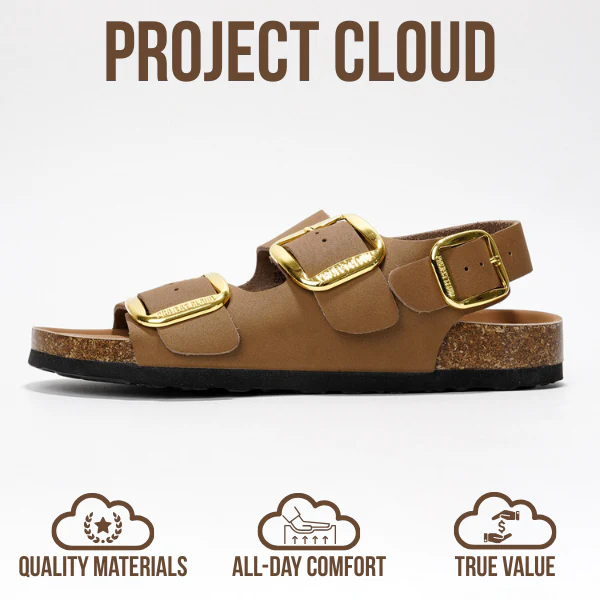 Project Cloud Women's | Genuine Leather Summer Sandals | Memory Foam Insole | Lightweight | Anti-Slip - Garda - Image 20