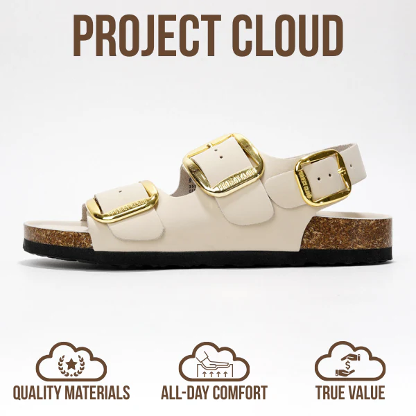Project Cloud Women's | Genuine Leather Summer Sandals | Memory Foam Insole | Lightweight | Anti-Slip - Garda - Image 26
