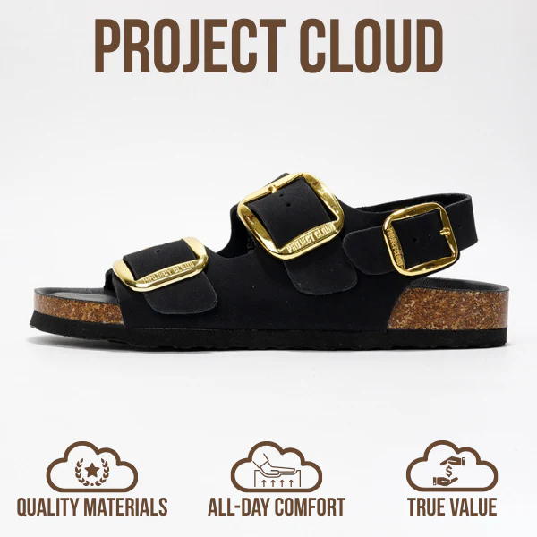 Project Cloud Women's | Genuine Leather Summer Sandals | Memory Foam Insole | Lightweight | Anti-Slip - Garda - Image 32
