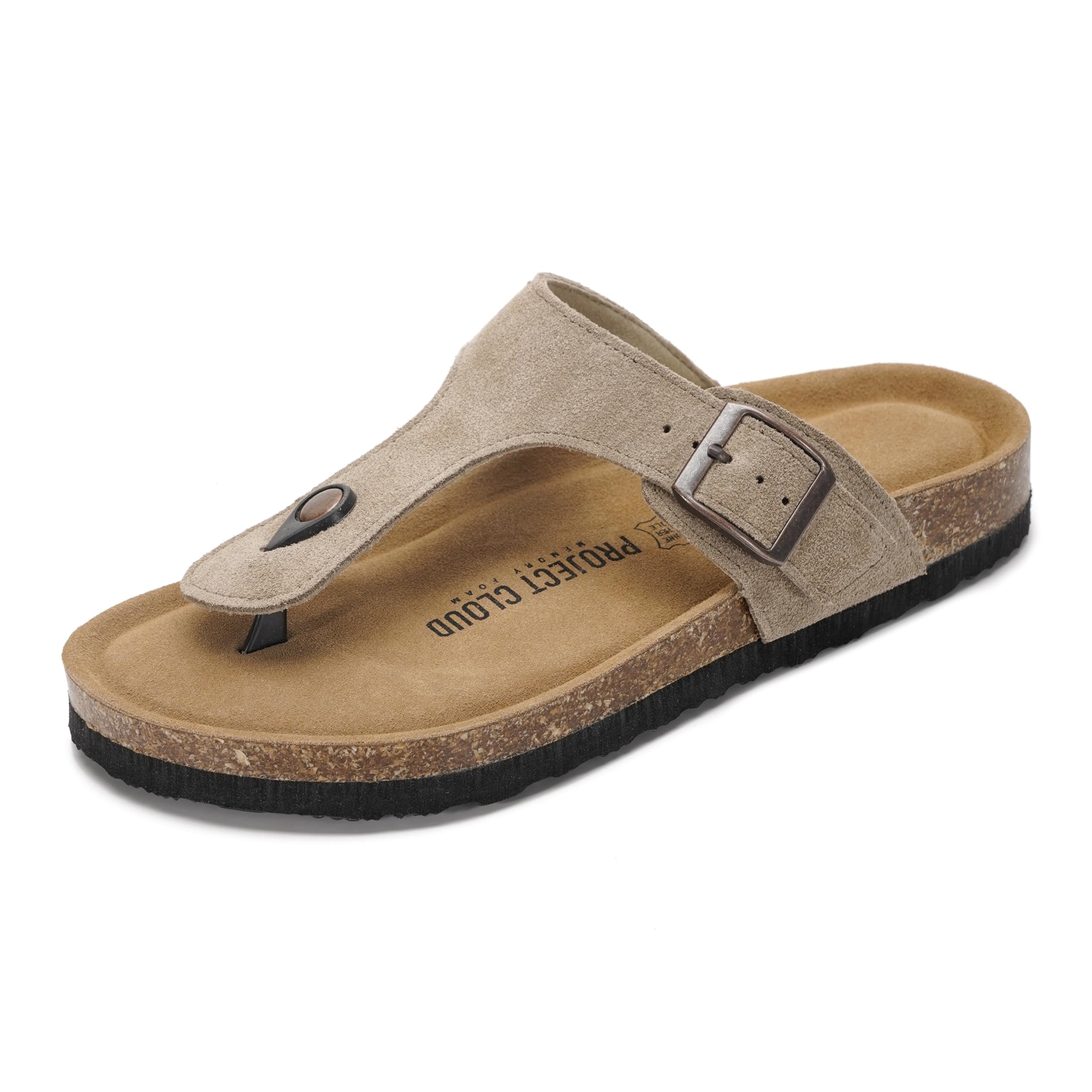 Project Cloud Women's | 100% Genuine Leather Thong Sandals | Water Resistant | Lightweight | Non-Slip - Britani - Image 14