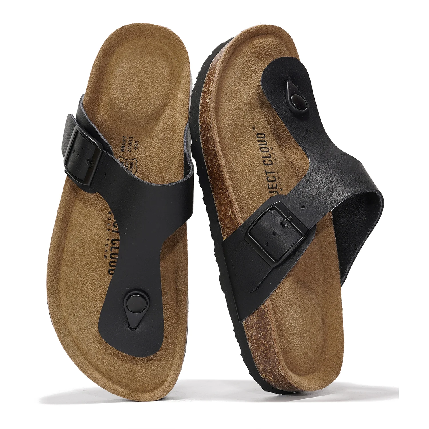 Project Cloud Women's | 100% Genuine Leather Thong Sandals | Water Resistant | Lightweight | Non-Slip - Britani - Image 24