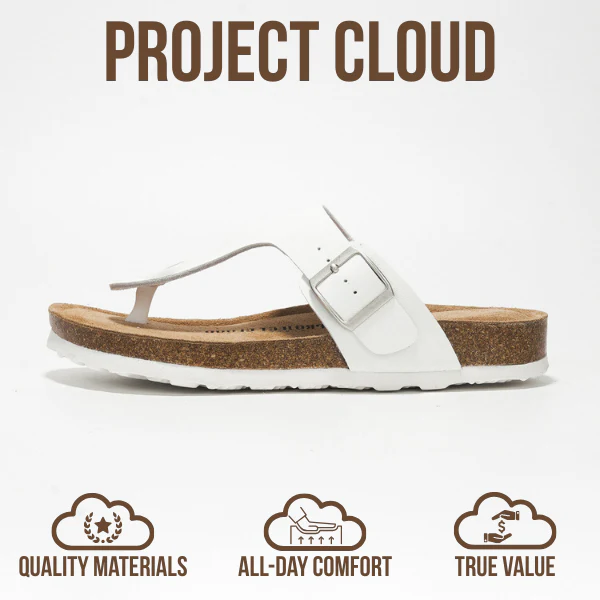 Project Cloud Women's | 100% Genuine Leather Thong Sandals | Water Resistant | Lightweight | Non-Slip - Britani - Image 33