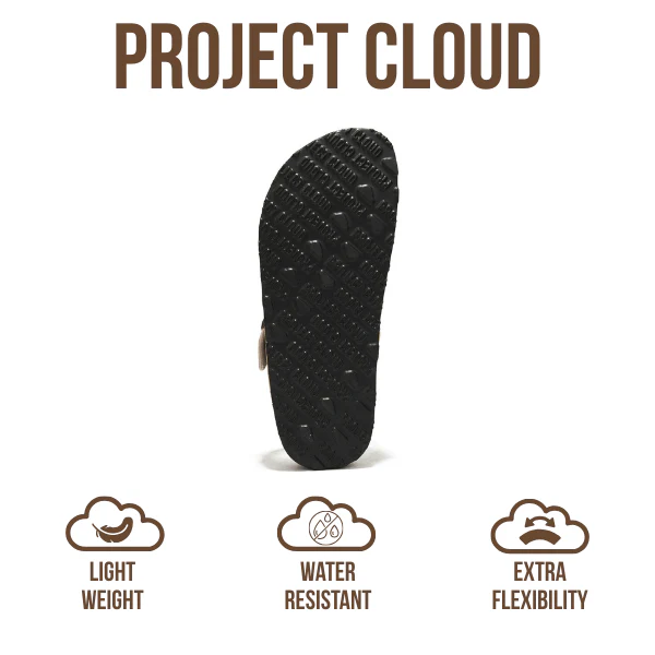 Project Cloud Women's | 100% Genuine Leather Thong Sandals | Water Resistant | Lightweight | Non-Slip - Britani - Image 5