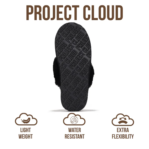 Project Cloud Women's | Shearling & Fuzzy Slippers for Women | Clogs & Mules | Memory Foam | Non-Slip - Henka - Image 11