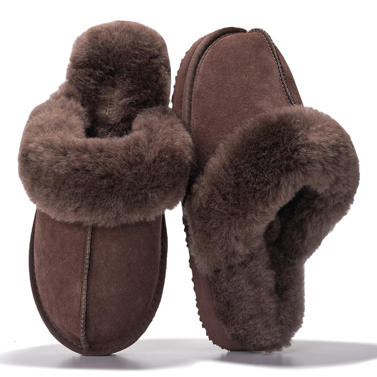 Project Cloud Women's | Shearling & Fuzzy Slippers for Women | Clogs & Mules | Memory Foam | Non-Slip - Henka - Image 25