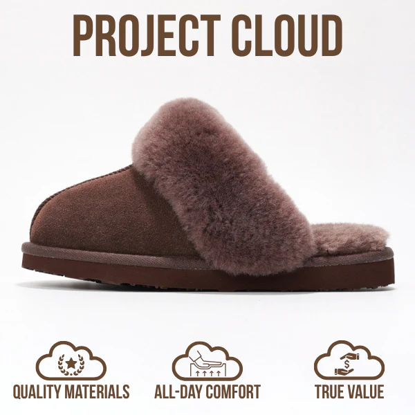 Project Cloud Women's | Shearling & Fuzzy Slippers for Women | Clogs & Mules | Memory Foam | Non-Slip - Henka - Image 28