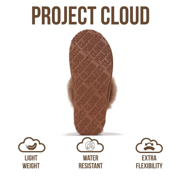 Project Cloud Women's | Shearling & Fuzzy Slippers for Women | Clogs & Mules | Memory Foam | Non-Slip - Henka - Image 35