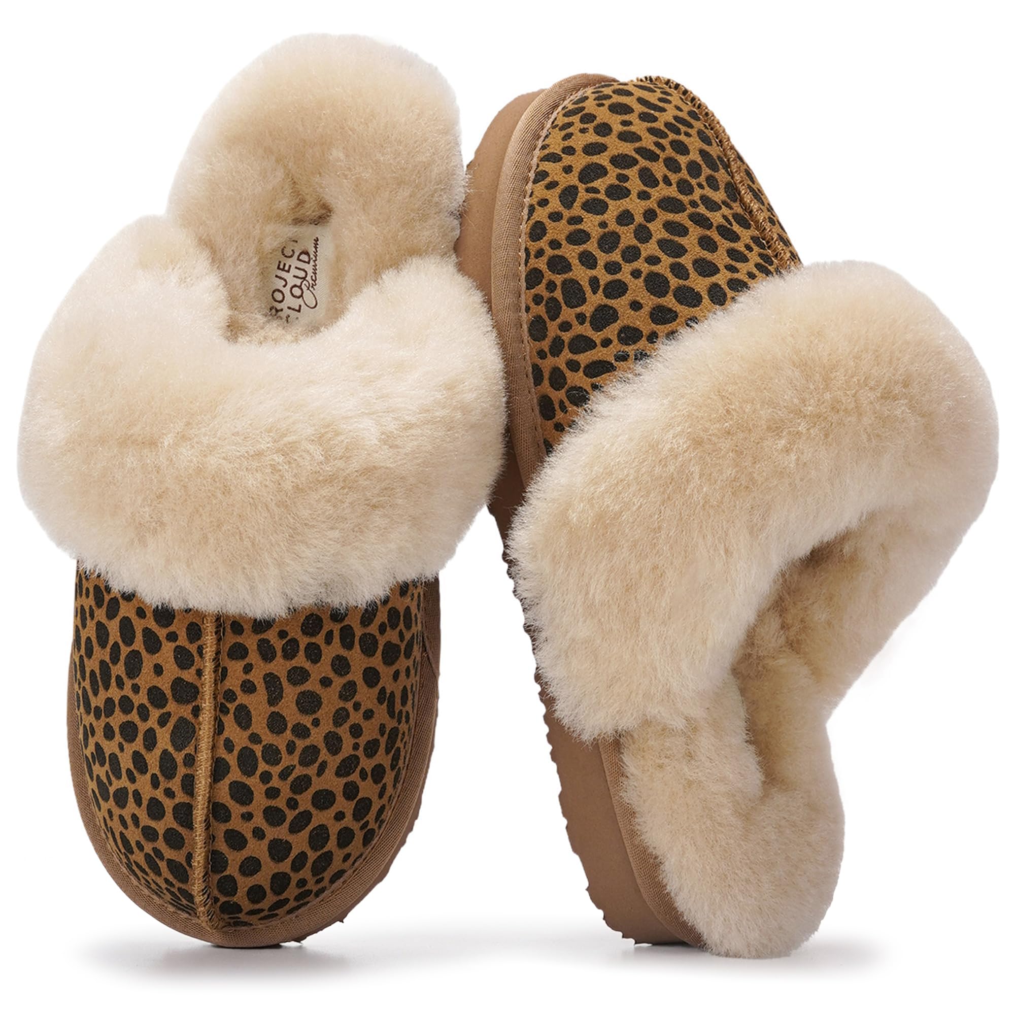Project Cloud Women's | Shearling & Fuzzy Slippers for Women | Clogs & Mules | Memory Foam | Non-Slip - Henka - Image 37