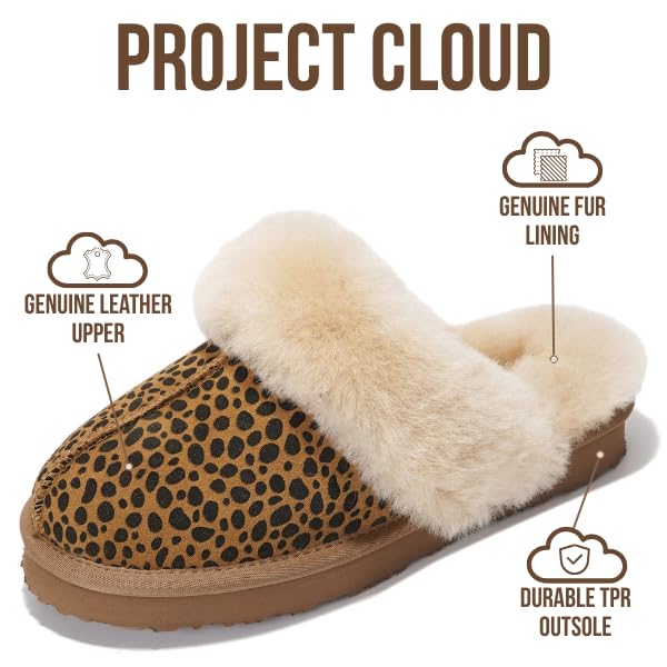 Project Cloud Women's | Shearling & Fuzzy Slippers for Women | Clogs & Mules | Memory Foam | Non-Slip - Henka - Image 39