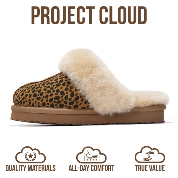 Project Cloud Women's | Shearling & Fuzzy Slippers for Women | Clogs & Mules | Memory Foam | Non-Slip - Henka - Image 40