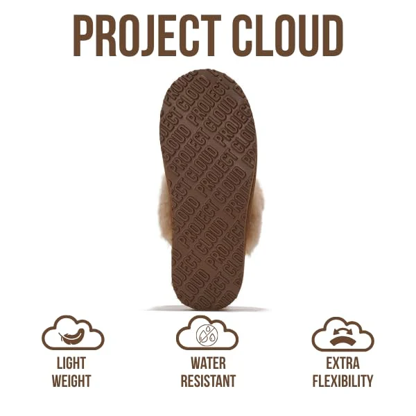 Project Cloud Women's | Shearling & Fuzzy Slippers for Women | Clogs & Mules | Memory Foam | Non-Slip - Henka - Image 41