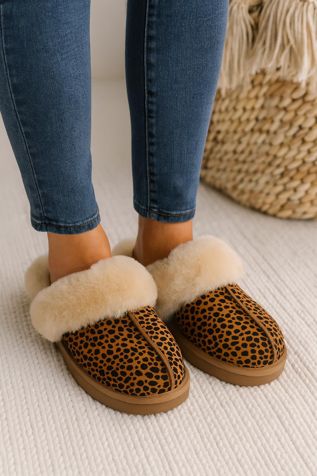 Project Cloud Women's | Shearling & Fuzzy Slippers for Women | Clogs & Mules | Memory Foam | Non-Slip - Henka - Image 42