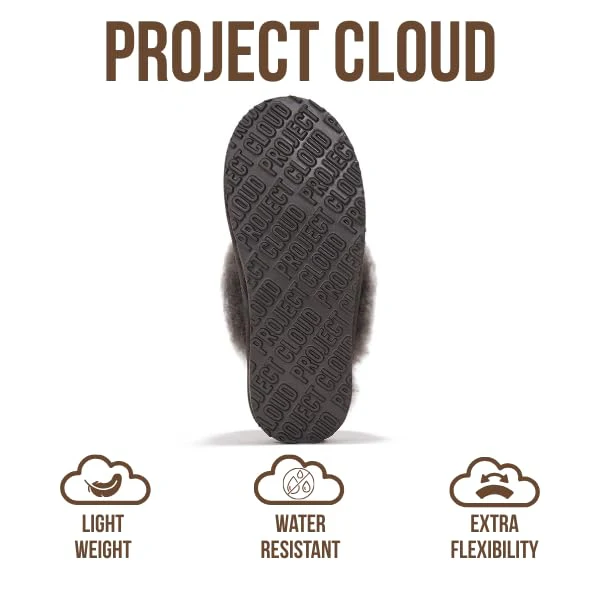 Project Cloud Women's | Shearling & Fuzzy Slippers for Women | Clogs & Mules | Memory Foam | Non-Slip - Henka - Image 47