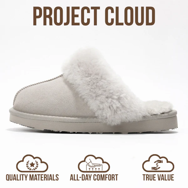 Project Cloud Women's | Shearling & Fuzzy Slippers for Women | Clogs & Mules | Memory Foam | Non-Slip - Henka - Image 58