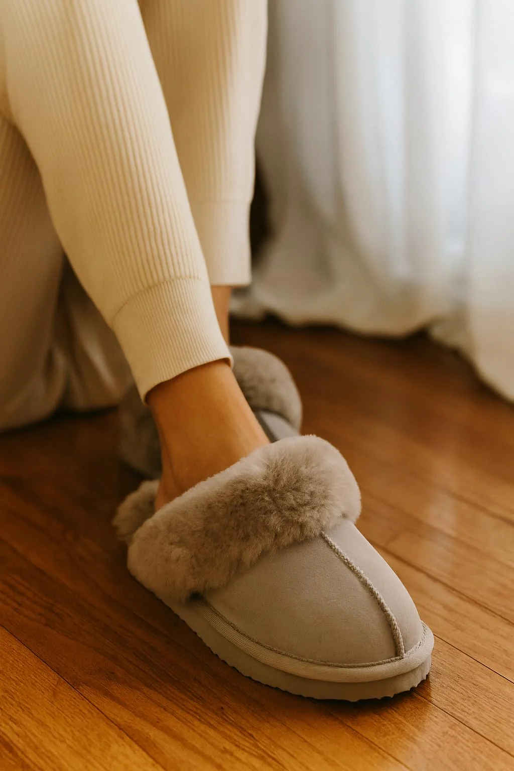 Project Cloud Women's | Shearling & Fuzzy Slippers for Women | Clogs & Mules | Memory Foam | Non-Slip - Henka - Image 60