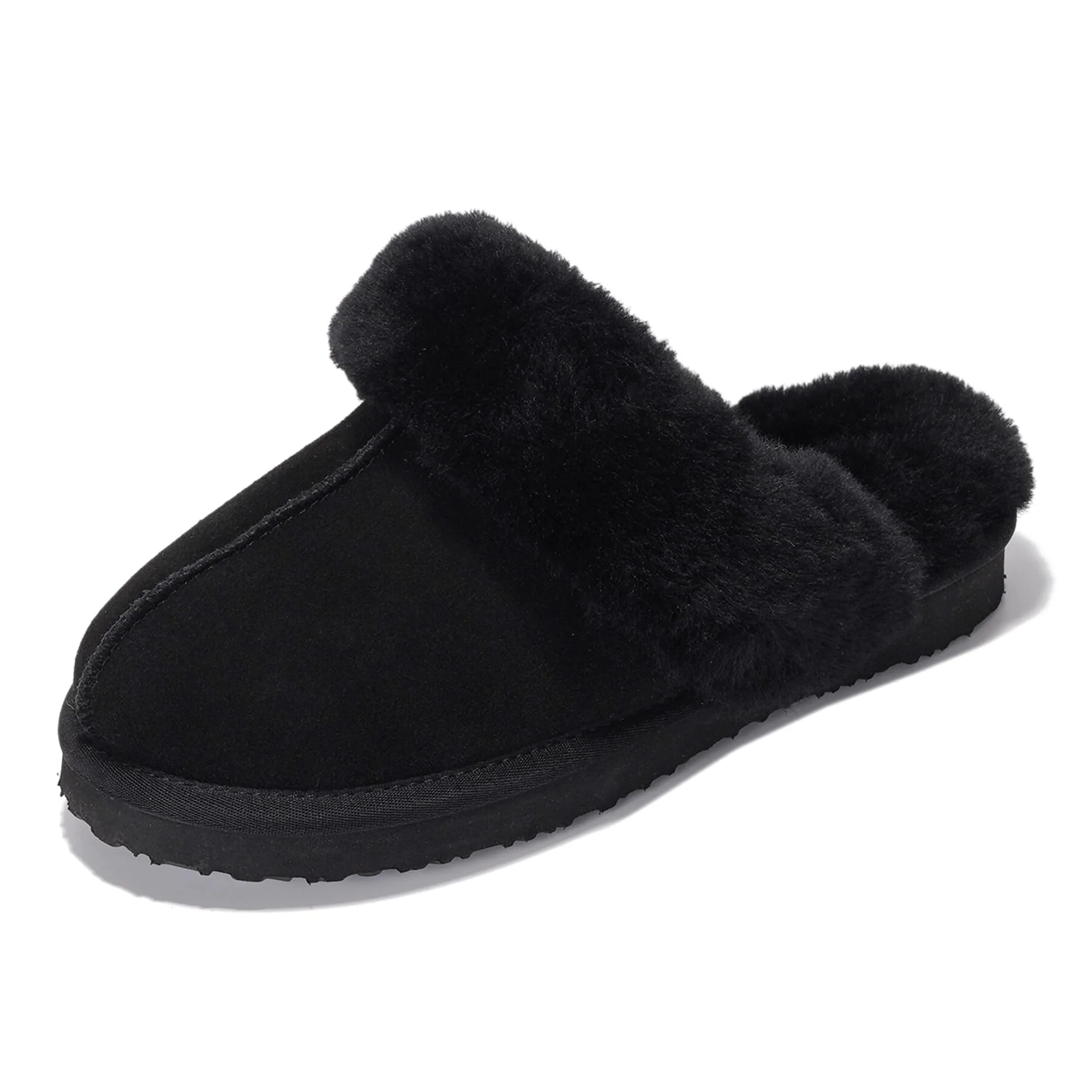 Project Cloud Women's | Shearling & Fuzzy Slippers for Women | Clogs & Mules | Memory Foam | Non-Slip - Henka - Image 8