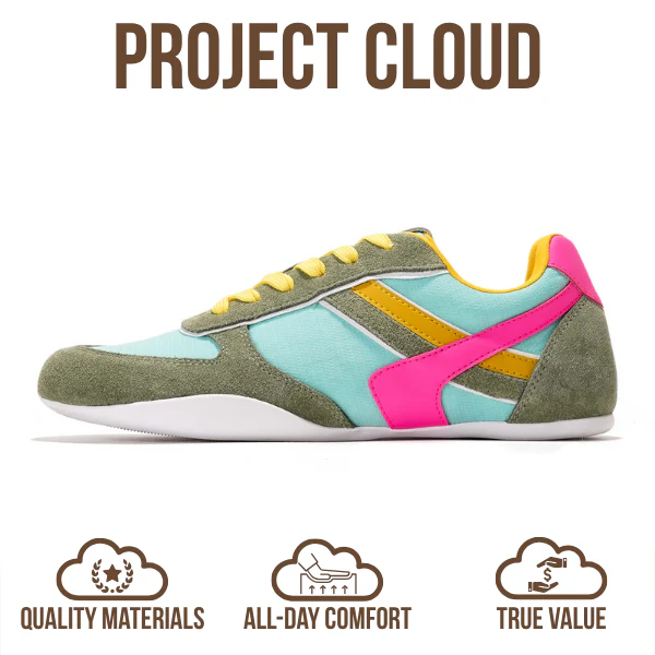 Project Cloud Women's | Lace Up Shoes for Women | Memory Foam | Lightweight | Non-Slip - Holy - Image 10