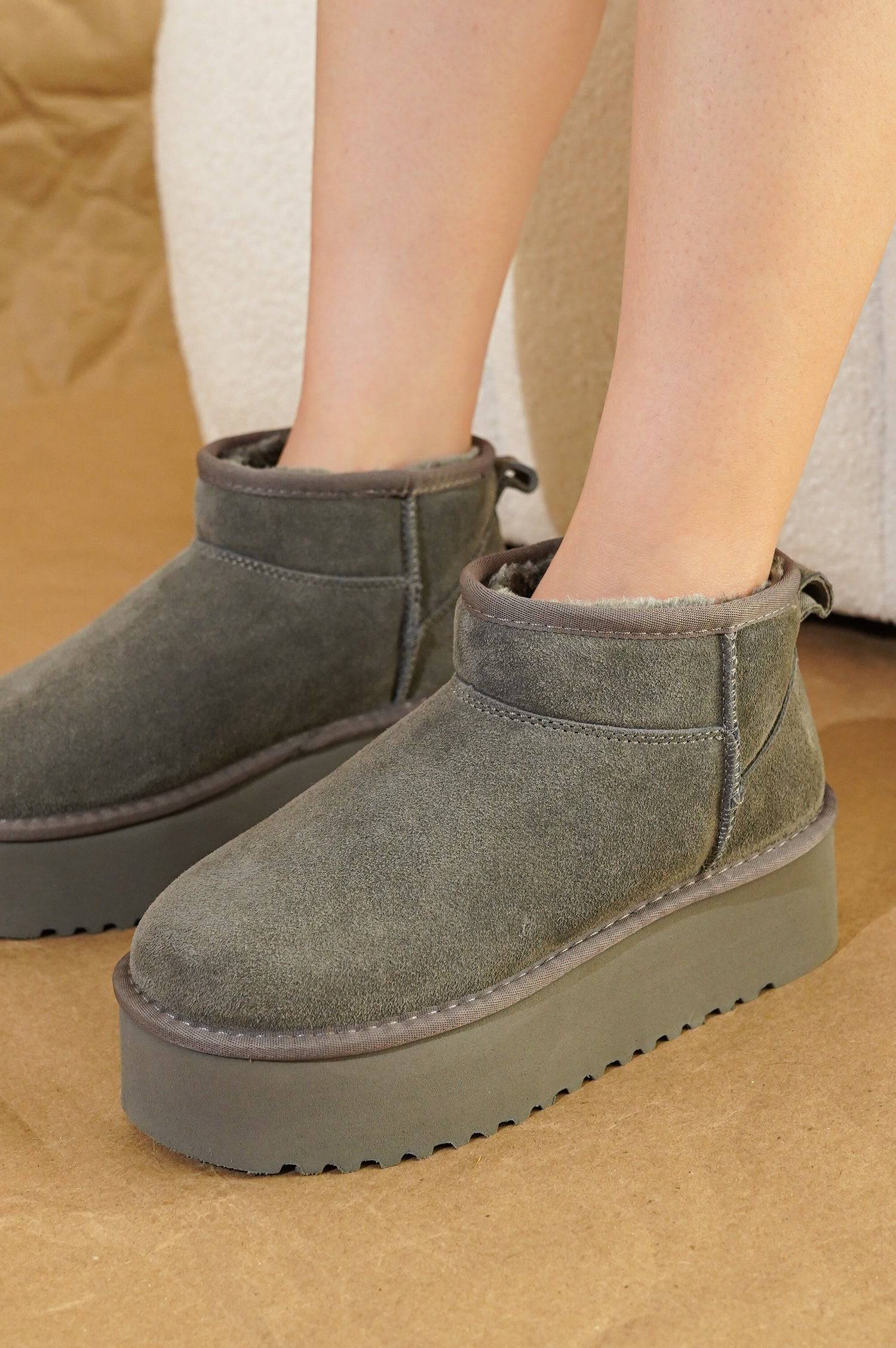 Project Cloud | "Huggy" 100% Genuine Suede Leather Ankle Boots for Women | Memory Foam | Lightweight | Non-Slip - Image 12