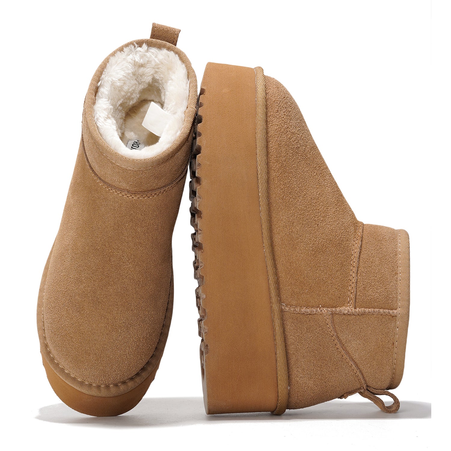 Project Cloud | "Huggy" 100% Genuine Suede Leather Ankle Boots for Women | Memory Foam | Lightweight | Non-Slip - Image 13