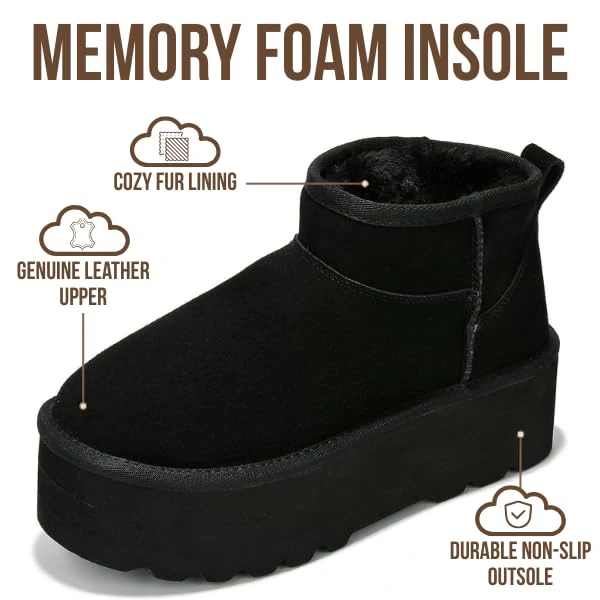 Project Cloud | "Huggy" 100% Genuine Suede Leather Ankle Boots for Women | Memory Foam | Lightweight | Non-Slip - Image 21