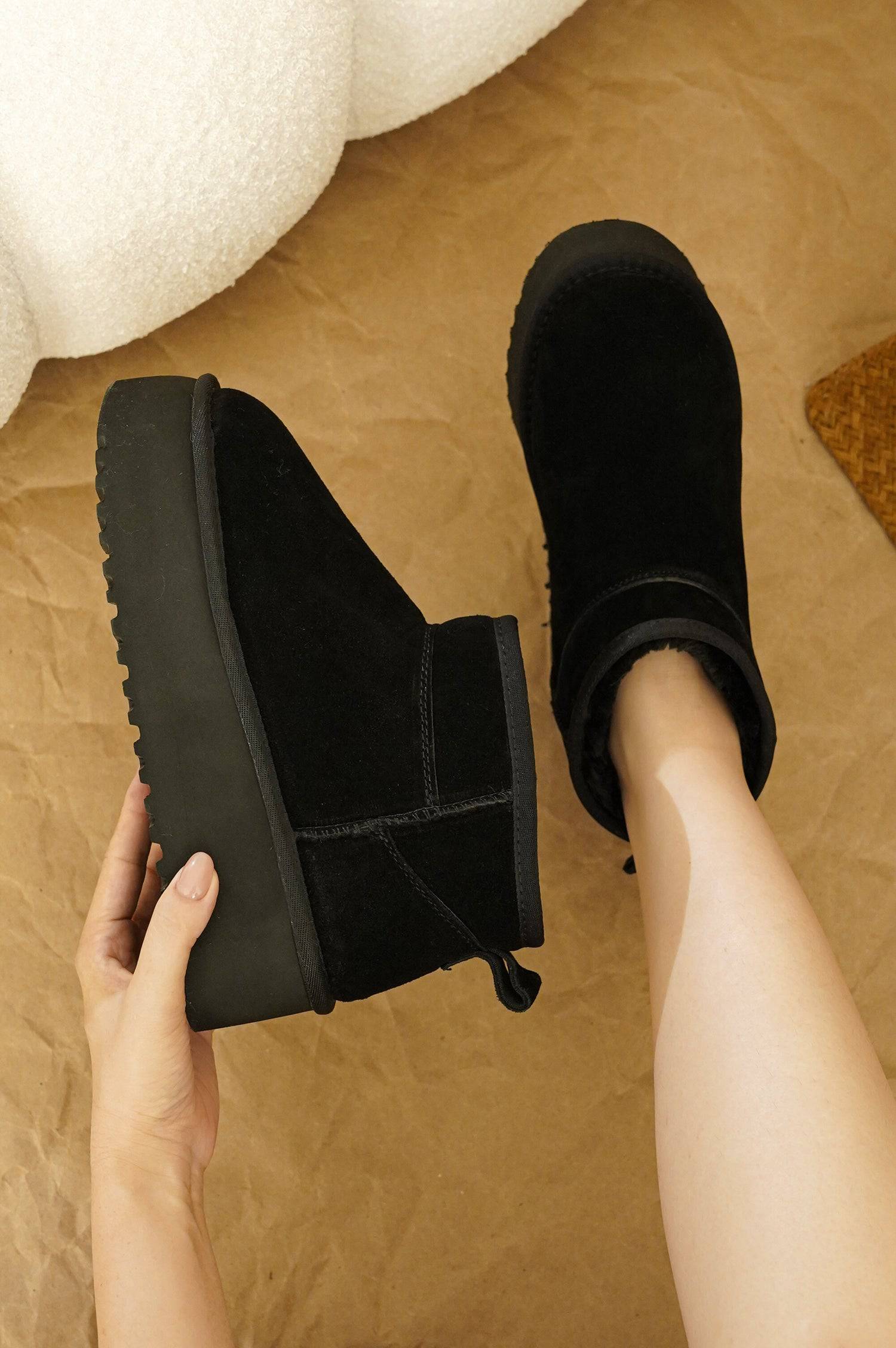 Project Cloud | "Huggy" 100% Genuine Suede Leather Ankle Boots for Women | Memory Foam | Lightweight | Non-Slip - Image 24