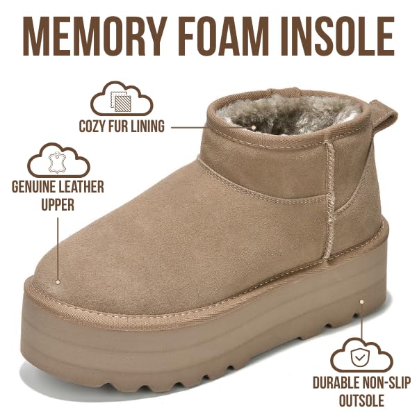 Project Cloud | "Huggy" 100% Genuine Suede Leather Ankle Boots for Women | Memory Foam | Lightweight | Non-Slip - Image 27
