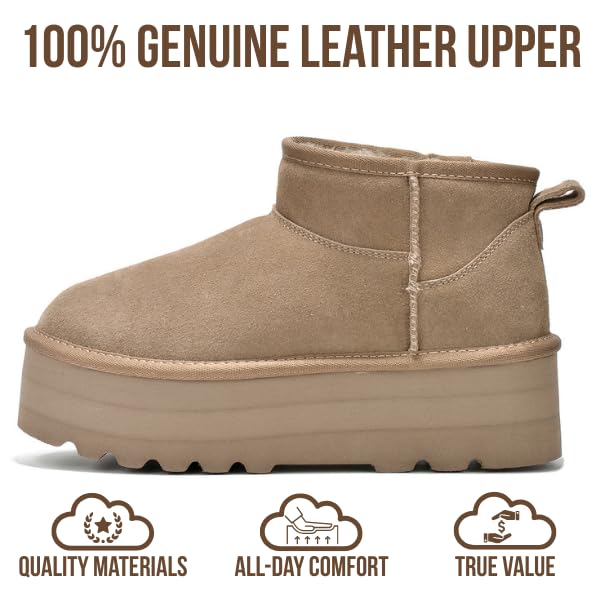 Project Cloud | "Huggy" 100% Genuine Suede Leather Ankle Boots for Women | Memory Foam | Lightweight | Non-Slip - Image 28