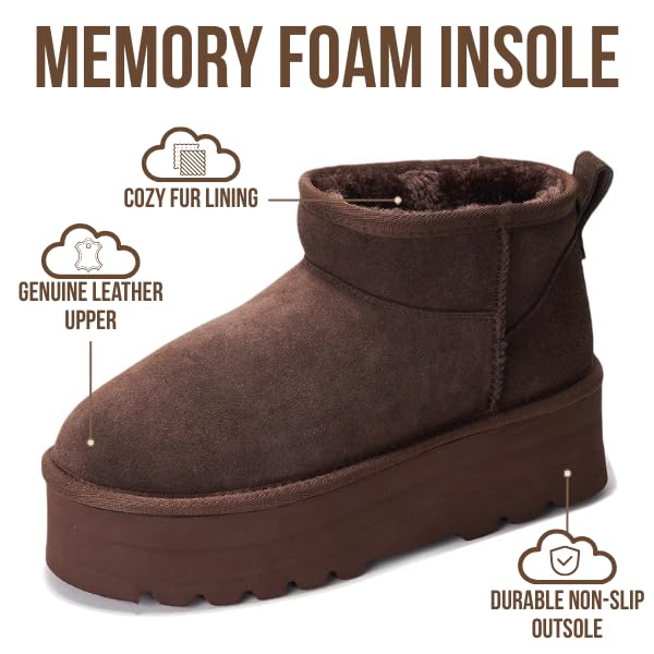 Project Cloud | "Huggy" 100% Genuine Suede Leather Ankle Boots for Women | Memory Foam | Lightweight | Non-Slip - Image 38