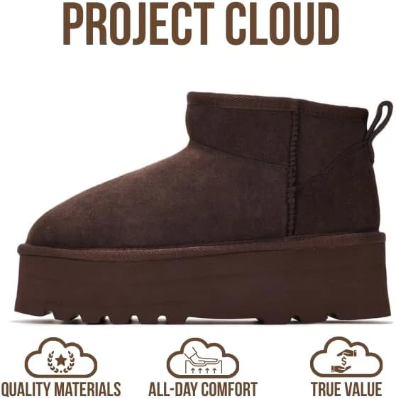 Project Cloud | "Huggy" 100% Genuine Suede Leather Ankle Boots for Women | Memory Foam | Lightweight | Non-Slip - Image 39