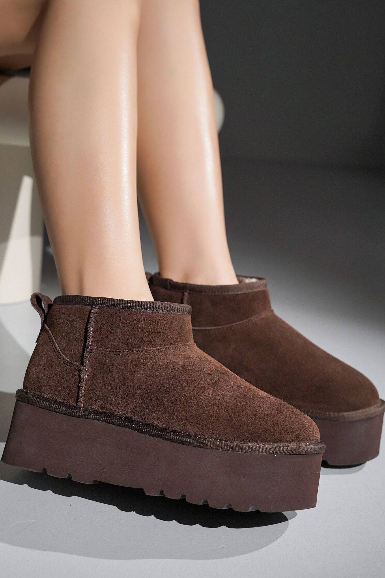 Project Cloud | "Huggy" 100% Genuine Suede Leather Ankle Boots for Women | Memory Foam | Lightweight | Non-Slip - Image 41