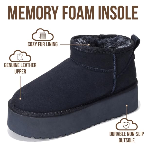 Project Cloud | "Huggy" 100% Genuine Suede Leather Ankle Boots for Women | Memory Foam | Lightweight | Non-Slip - Image 50