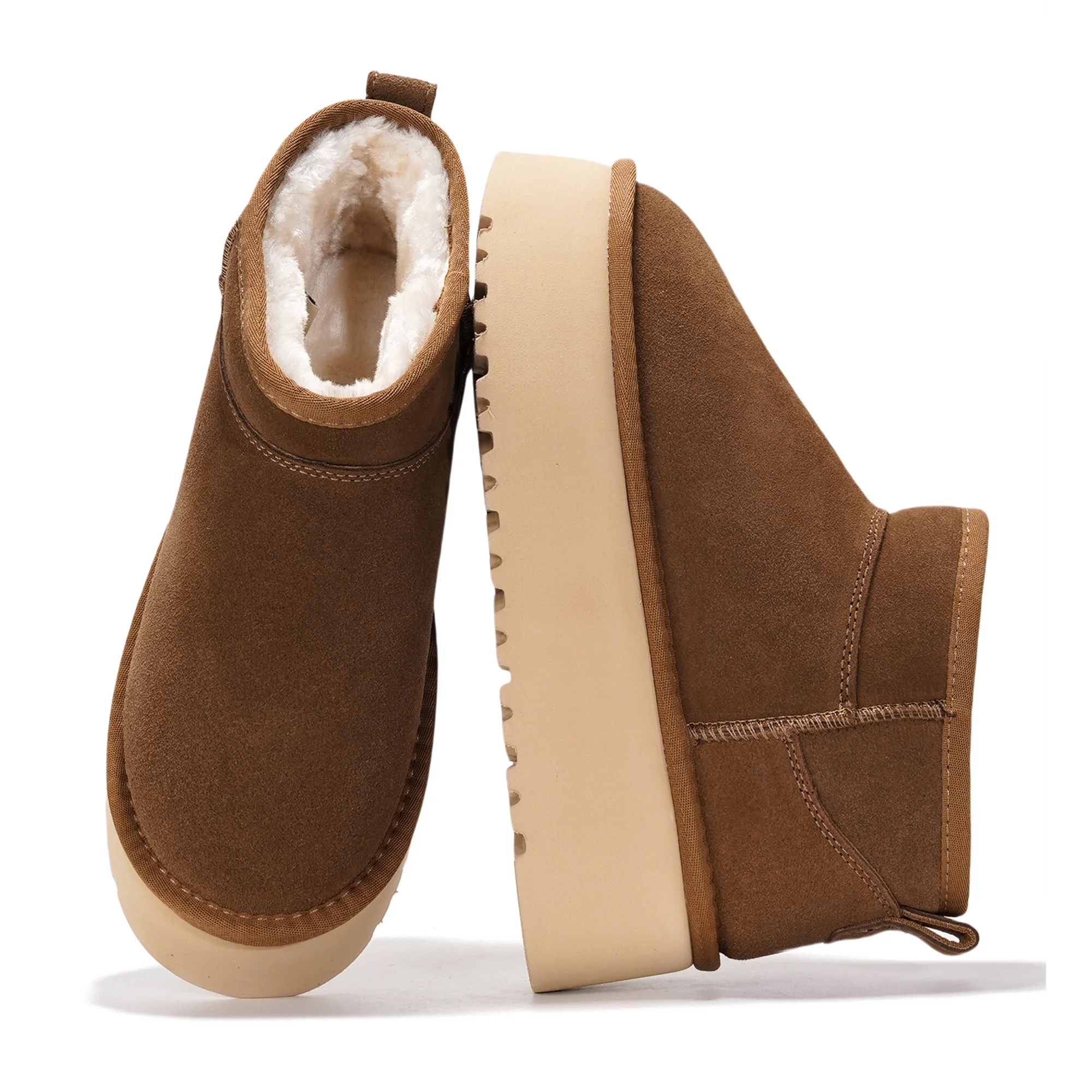 Project Cloud | "Huggy" 100% Genuine Suede Leather Ankle Boots for Women | Memory Foam | Lightweight | Non-Slip - Image 54