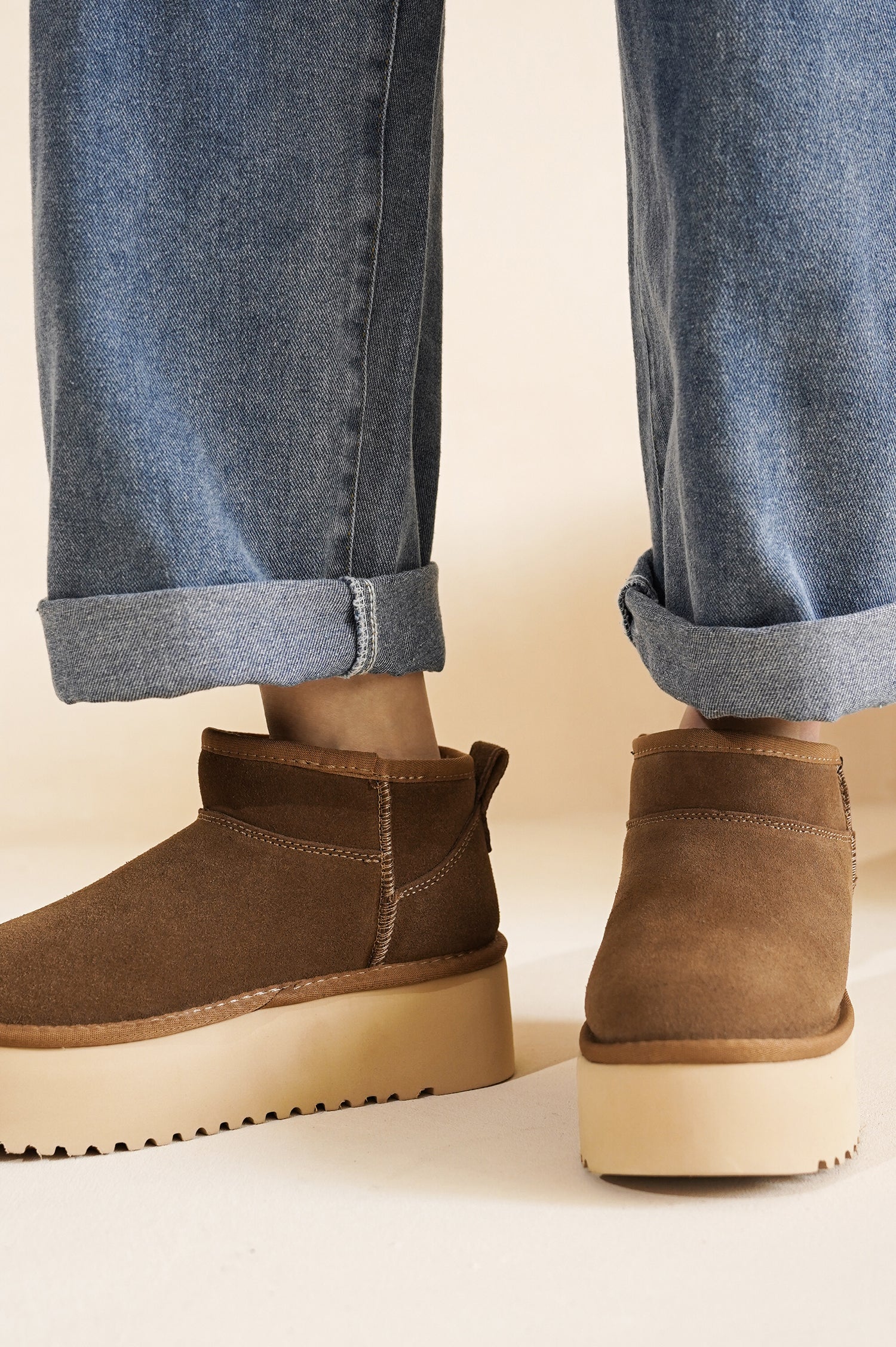 Project Cloud | "Huggy" 100% Genuine Suede Leather Ankle Boots for Women | Memory Foam | Lightweight | Non-Slip - Image 59