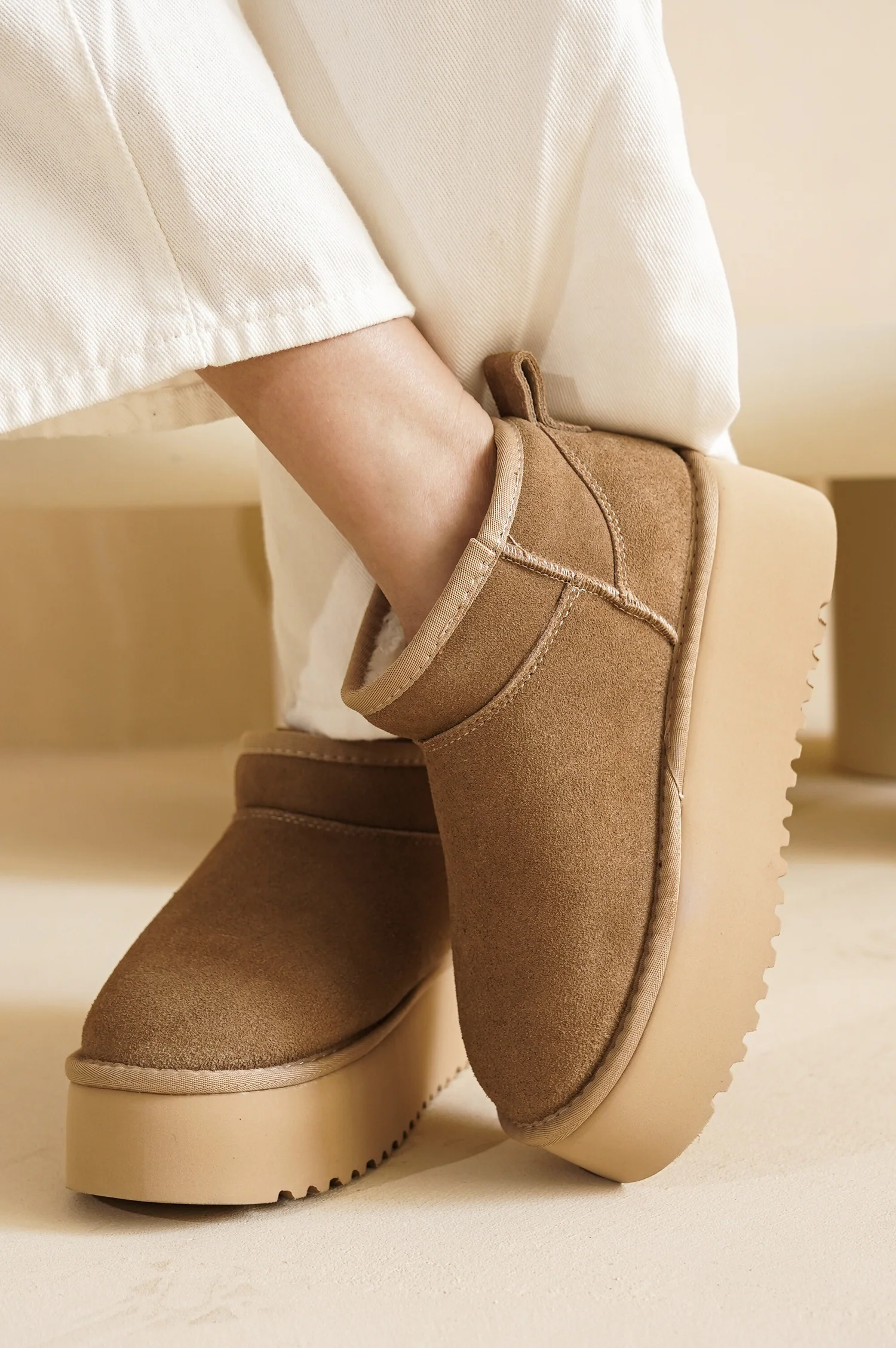 Project Cloud | "Huggy" 100% Genuine Suede Leather Ankle Boots for Women | Memory Foam | Lightweight | Non-Slip - Image 6