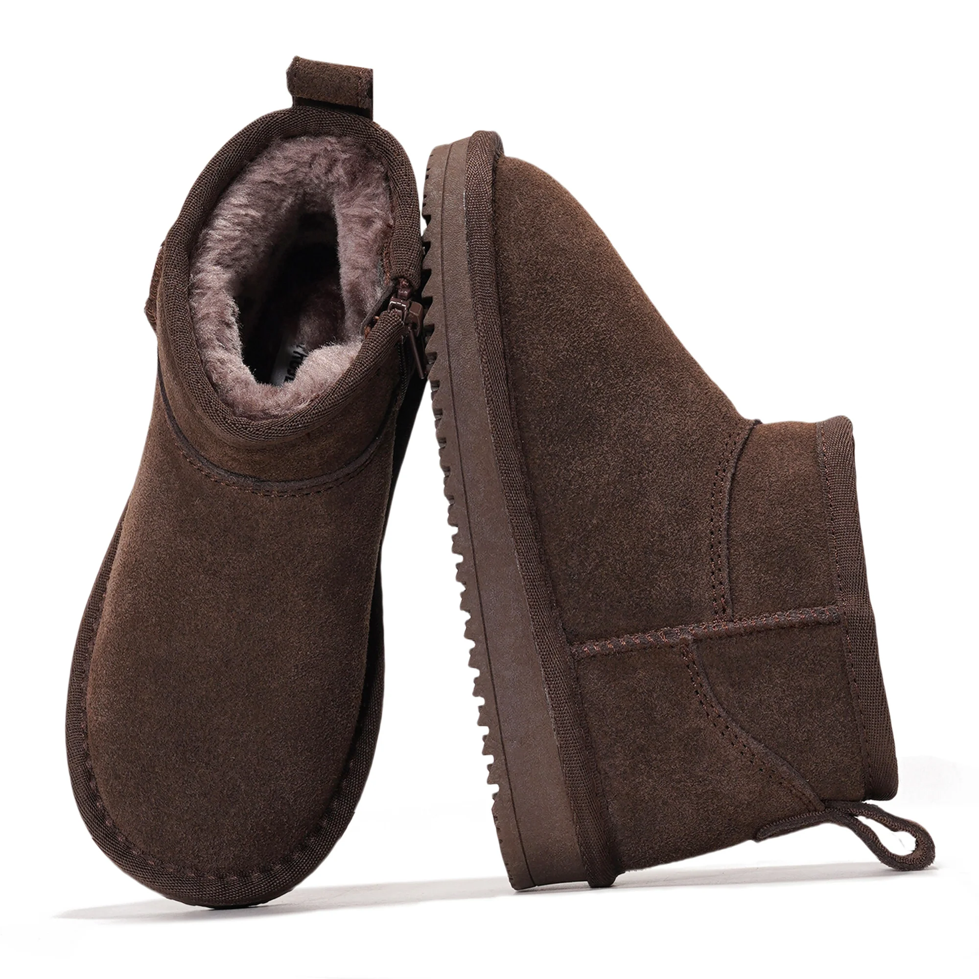 Project Cloud Kids | Ankle Boots for Girls | Genuine Leather | Memory Foam | Lightweight | Non-Slip - Julia - Image 13