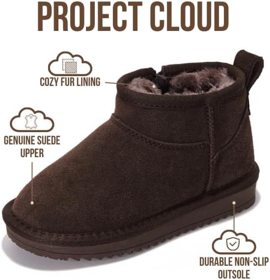 Project Cloud Kids | Ankle Boots for Girls | Genuine Leather | Memory Foam | Lightweight | Non-Slip - Julia - Image 15