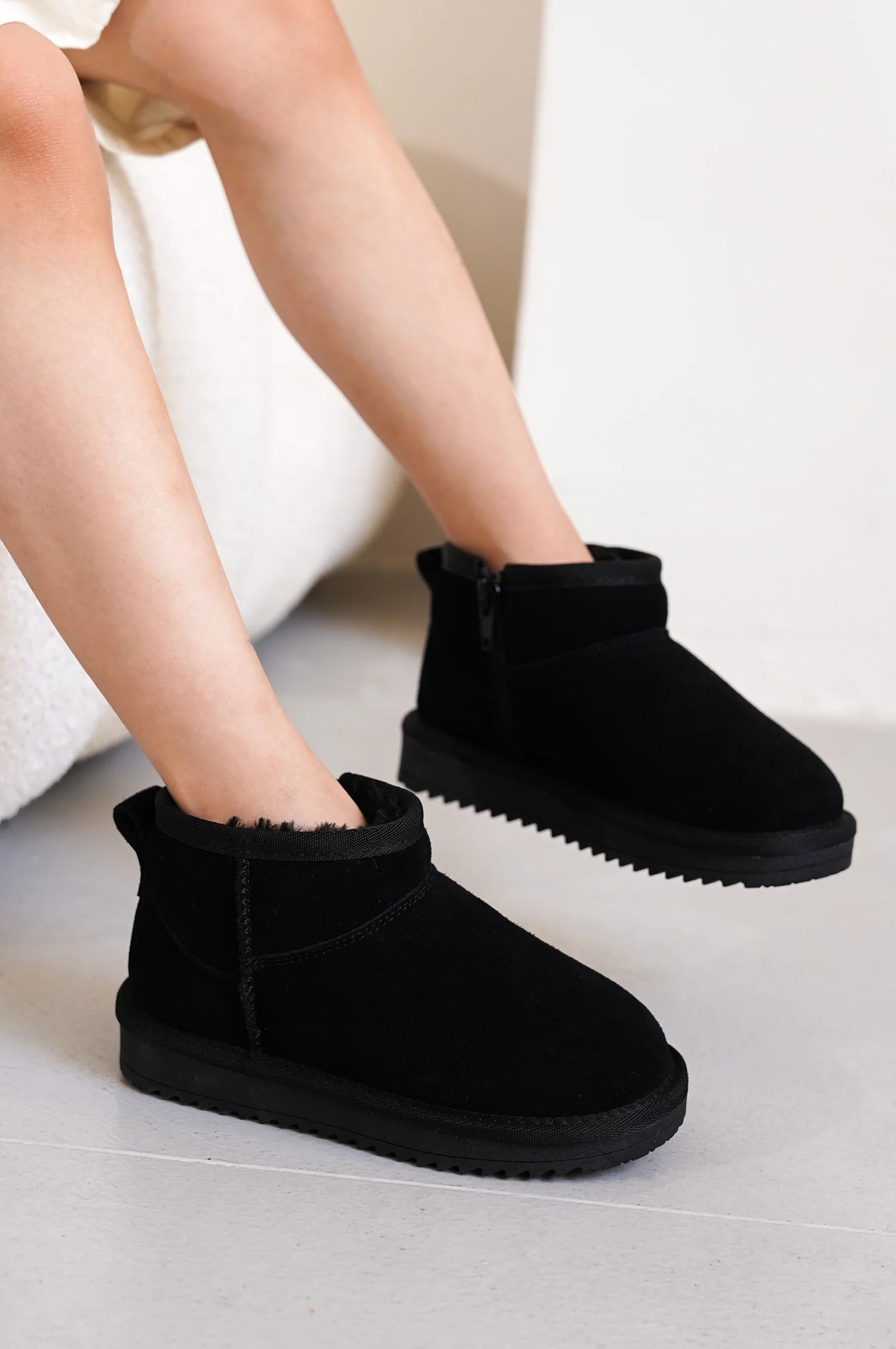 Project Cloud Kids | Ankle Boots for Girls | Genuine Leather | Memory Foam | Lightweight | Non-Slip - Julia - Image 23