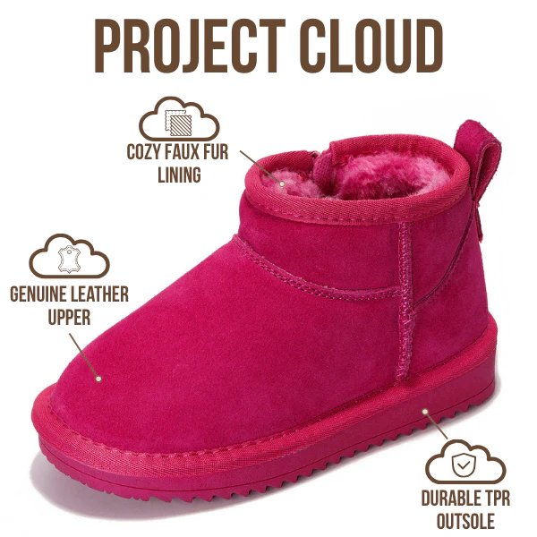 Project Cloud Kids | Ankle Boots for Girls | Genuine Leather | Memory Foam | Lightweight | Non-Slip - Julia - Image 26