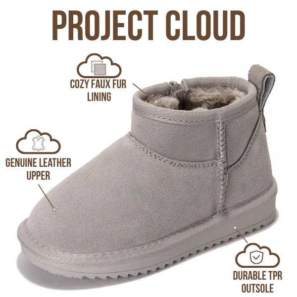 Project Cloud Kids | Ankle Boots for Girls | Genuine Leather | Memory Foam | Lightweight | Non-Slip - Julia - Image 39