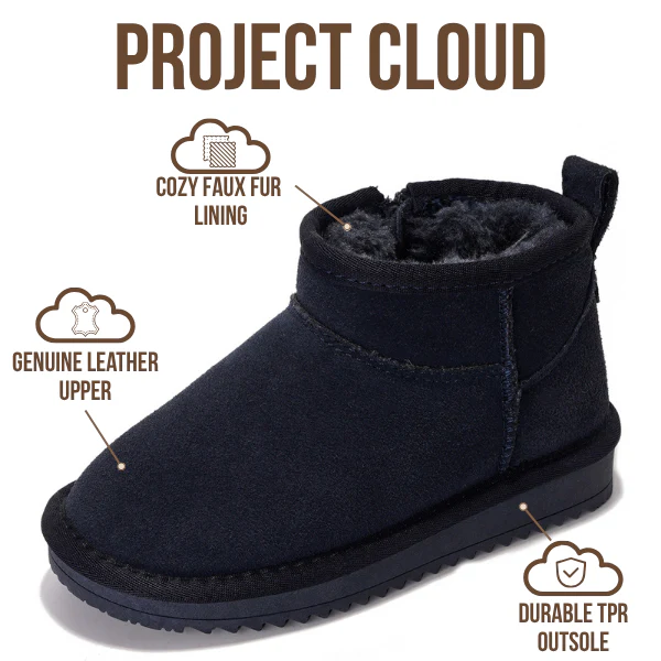 Project Cloud Kids | Ankle Boots for Girls | Genuine Leather | Memory Foam | Lightweight | Non-Slip - Julia - Image 45