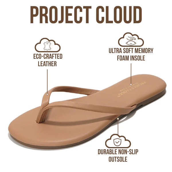 Project Cloud Kids | Eco-Leather Sandals | Memory Foam| Lightweight | Non-Slip -Little Foundations - Image 3