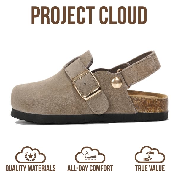 Project Cloud Kids | Genuine Leather Clogs | ProjectPlush | Lightweight | Non-Slip - Little Benton Strap - Image 10