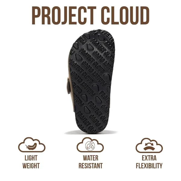 Project Cloud Kids | Genuine Leather Clogs | ProjectPlush | Lightweight | Non-Slip - Little Benton Strap - Image 11