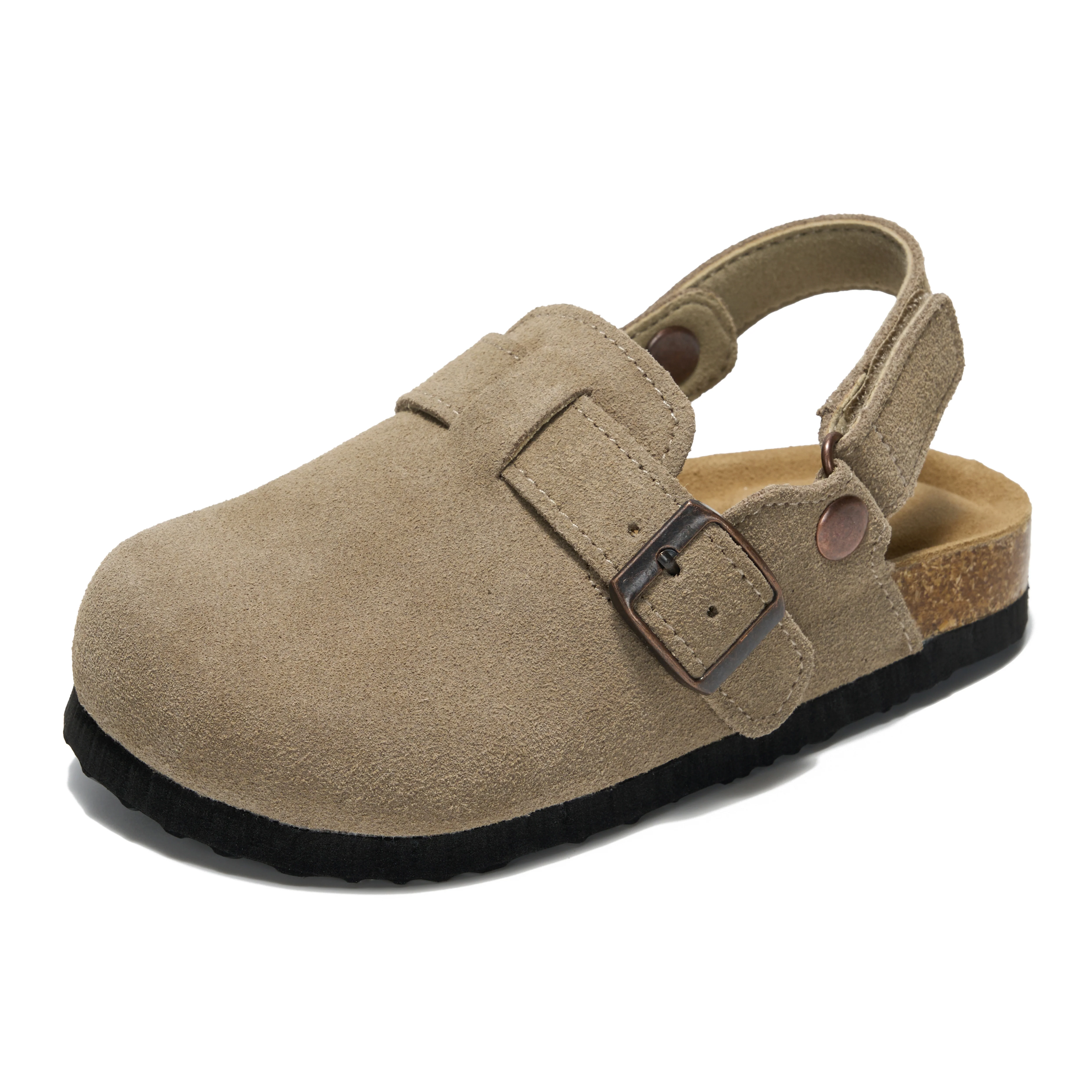 Project Cloud Kids | Genuine Leather Clogs | ProjectPlush | Lightweight | Non-Slip - Little Benton Strap - Image 14