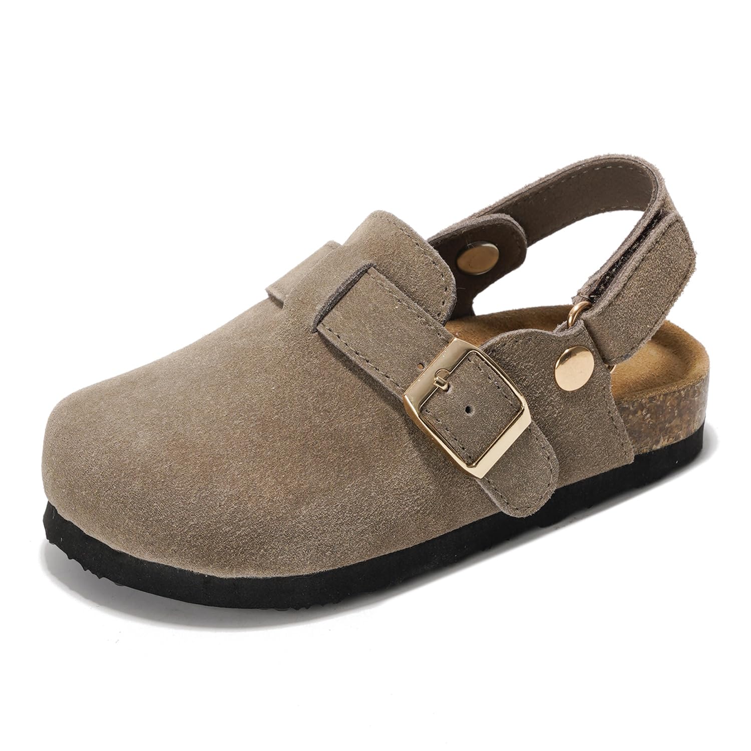 Project Cloud Kids | Genuine Leather Clogs | ProjectPlush | Lightweight | Non-Slip - Little Benton Strap - Image 8