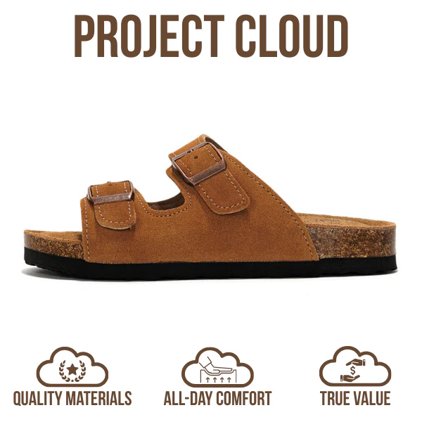Project Cloud Kids | Genuine Leather Slides for Kids | Water Resistant | Lightweight | Non-Slip - Little Venita - Image 10