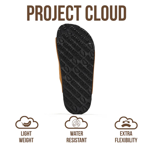 Project Cloud Kids | Genuine Leather Slides for Kids | Water Resistant | Lightweight | Non-Slip - Little Venita - Image 11