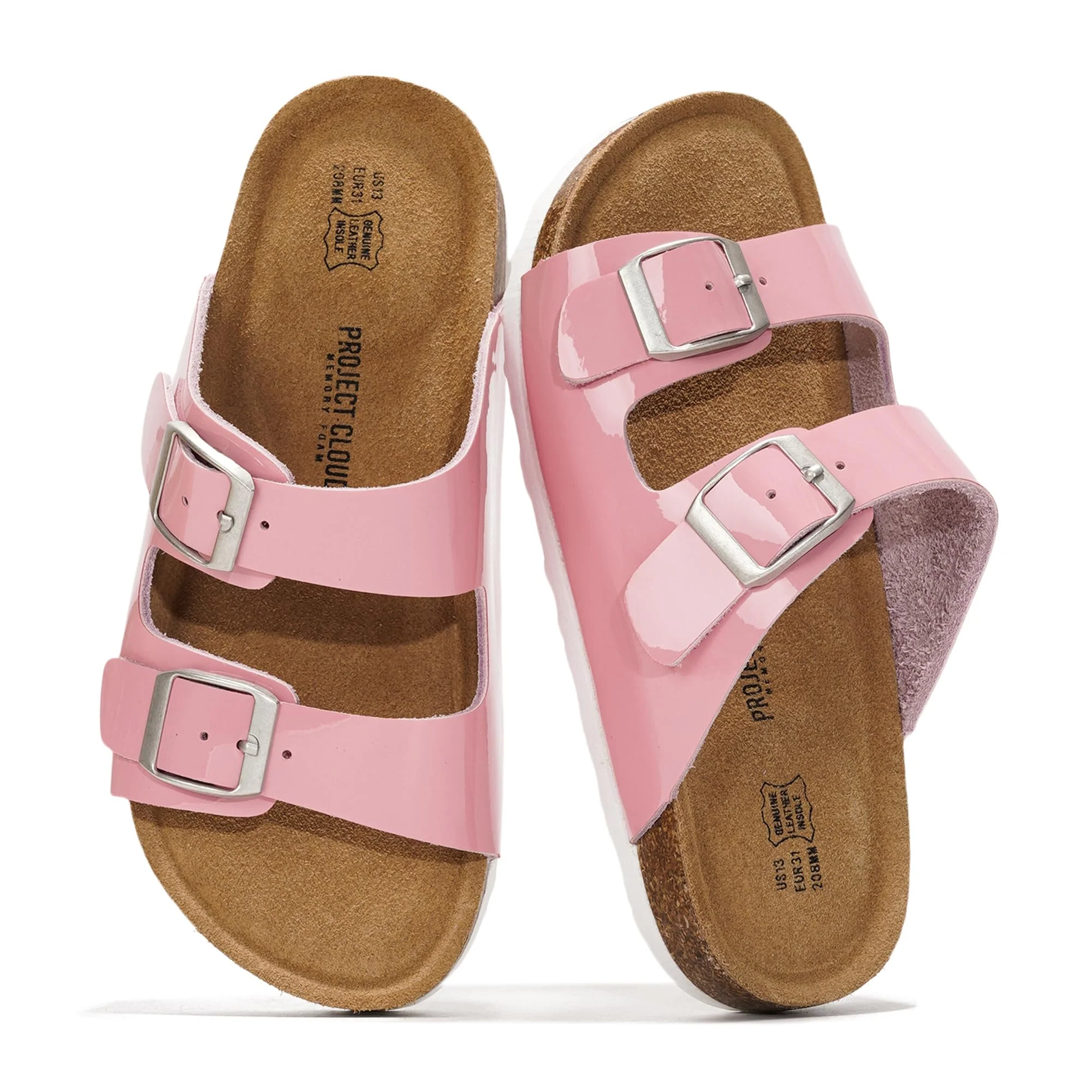 Project Cloud Kids | Genuine Leather Slides for Kids | Water Resistant | Lightweight | Non-Slip - Little Venita - Image 19