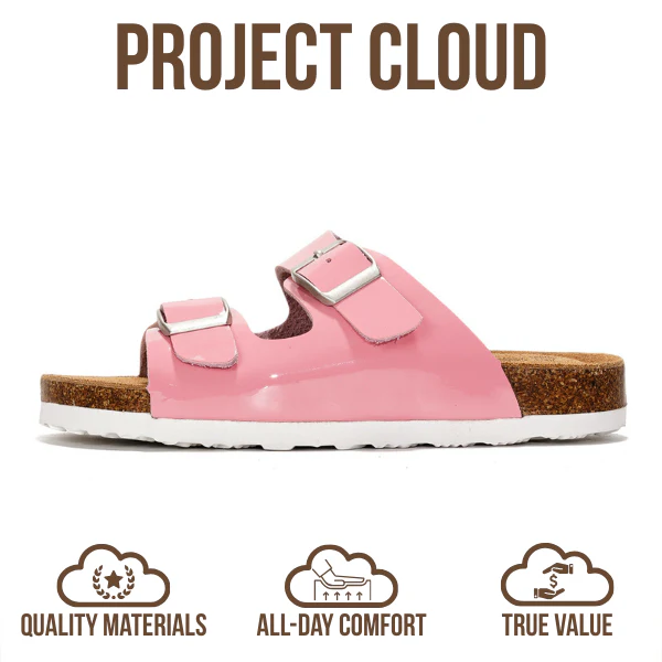 Project Cloud Kids | Genuine Leather Slides for Kids | Water Resistant | Lightweight | Non-Slip - Little Venita - Image 22